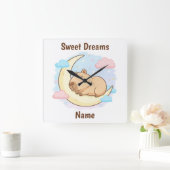 Op maat gemaakte Sweet Dreams Capybara Wandklok (Huis)