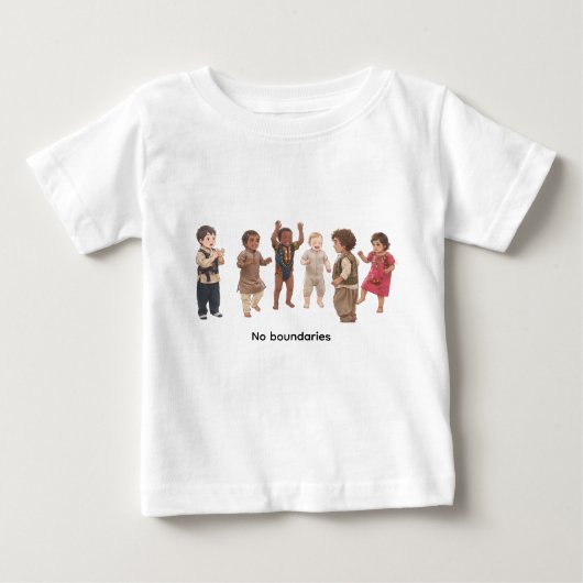 Op maat gemaakte T-shirt voor baby's (Voorkant)