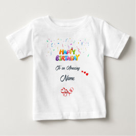 Op maat gemaakte T-shirt voor de verjaardag van ee