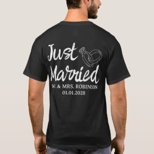 Op maat gemaakte T-shirts voor Mr. & Mrs.-koppels,