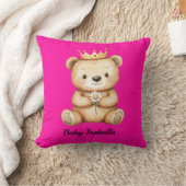 Op maat gemaakte teddybeer kussen (Deken)