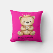 Op maat gemaakte teddybeer kussen (Voorkant)