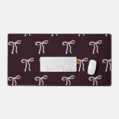 Op maat gemaakte tekst boog lint patroon bureau ma bureaumat (Keyboard & Muis)