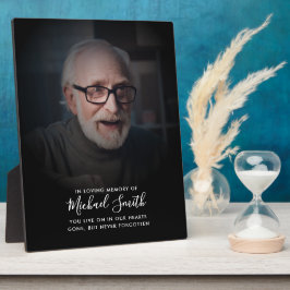 Op maat gemaakte tekst herdenkings- tribute foto t fotoplaat