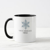 Op maat gemaakte tekst Kerst Winter Mok Cadeau voo (Links)