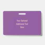 Op maat gemaakte tekst Roze Flamingo badges (Achterkant)