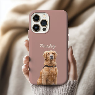 Op maat gemaakte telefoonhoesje met huisdier foto iPhone 15 pro case