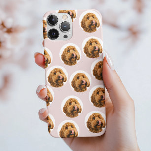 Op maat gemaakte telefoonhoesje met huisdierfoto   iPhone 15 pro case