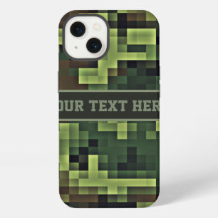 Op maat gemaakte textuur abstracte camouflage iPho iPhone 13 Hoesje