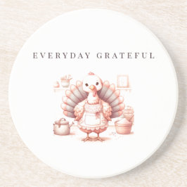 Op maat gemaakte Thanksgiving-coasters, herfst kal Zandsteen Onderzetter