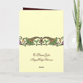 Op maat gemaakte Thanksgiving-vouwen uitnodiging m (Achterkant)