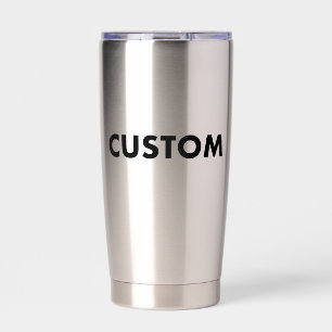 Op maat gemaakte thermische tumbler blanco - RVS X Geïsoleerde Drinkbeker