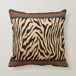 Op maat gemaakte tijgerstreep kussen