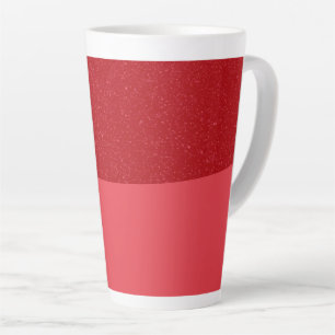 Op maat gemaakte Tomaat Rood Gesprokkeld Latte Mok