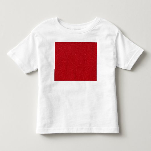 Op maat gemaakte Tomaat Rood Peuter T-shirt (Voorkant)