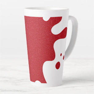 Op maat gemaakte Tomaat Rood Spetterende Ruis Latt Latte Mok