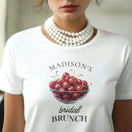 Op maat gemaakte trouw bruidsfeest feestkleding t-shirt