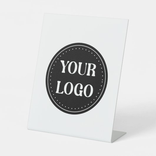 Op maat gemaakte trouwcadeaus, Elegant, Huwelijksj Reclamebord Met Voetstuk (Voorkant)