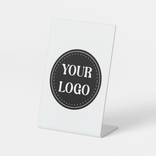 Op maat gemaakte trouwcadeaus, Elegant, Jubileumca Reclamebord Met Voetstuk (Voorkant)