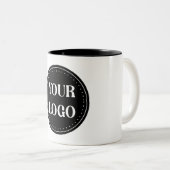 Op maat gemaakte trouwcadeaus, Elegant, Jubileumca Tweekleurige Koffiemok (Voorkant rechts)