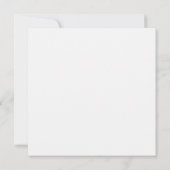 Op maat gemaakte trouwdatum hydrangea's save the date (Achterkant)