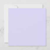 Op maat gemaakte trouwkaart Lavendel Hydrangea Save The Date (Achterkant)
