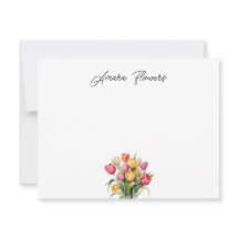 Op maat gemaakte tulp briefkaart