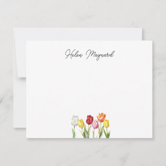 Op maat gemaakte tulp briefkaart