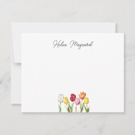 Op maat gemaakte tulp briefkaart (Voorkant)