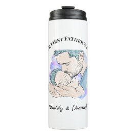 Op maat gemaakte tumbler voor de eerste Vaderdag v Thermosbeker