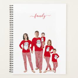 Op maat gemaakte tweefoto dubbelzijdige kerst voor planner