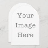 Op maat gemaakte uitstansels - Kaart met unieke vo (Voorkant / Achterkant)