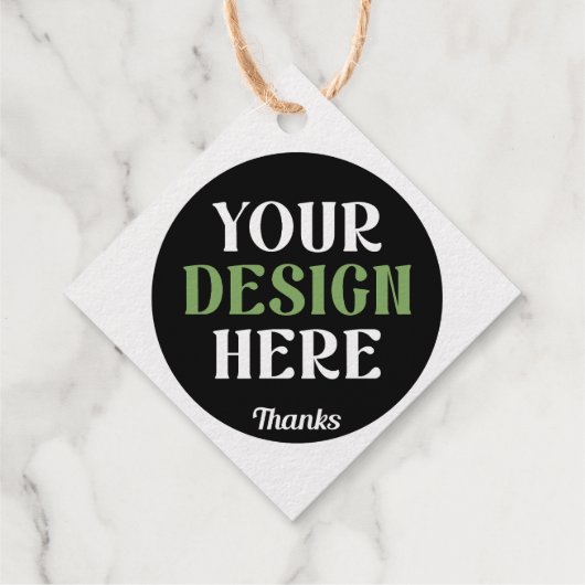 op maat gemaakte, unieke, strakke & minimalistisch bedankjes labels (Achterkant)