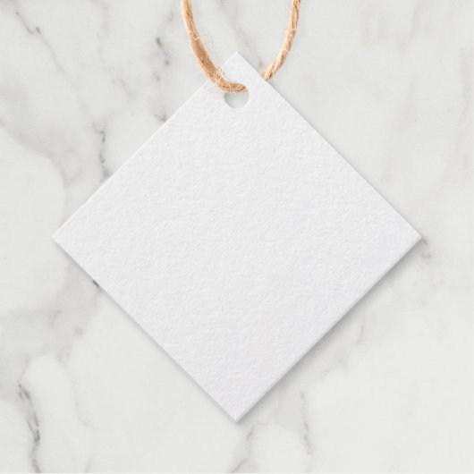 op maat gemaakte, unieke, strakke & minimalistisch bedankjes labels (Voorkant)