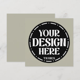 Op maat gemaakte Vader Waarderingscadeau Design Bedankkaart