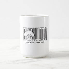 Op maat gemaakte Vaderdag Barcode Koffiemok Magische Mok