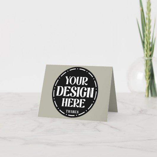 Op maat gemaakte Vaderdag cadeau Design Bedankkaart (Voorkant)
