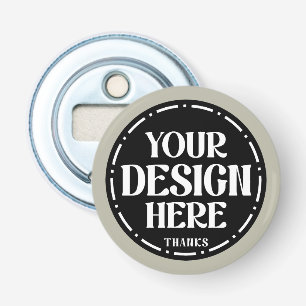Op maat gemaakte Vaderdag cadeau Design Button Flesopener