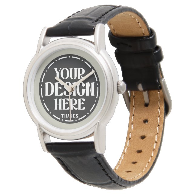 Op maat gemaakte Vaderdag cadeau Design Horloge (Gekanteld)