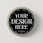 Op maat gemaakte Vaderdag cadeau Design Ronde Button 5,7 Cm (Voorkant)