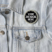 Op maat gemaakte Vaderdag cadeau Design Ronde Button 5,7 Cm (In situ)