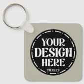 Op maat gemaakte Vaderdag cadeau Design Sleutelhanger (Voorkant)