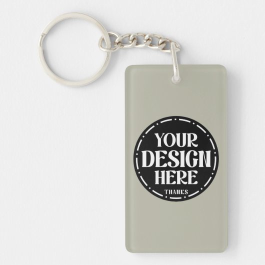 Op maat gemaakte Vaderdag cadeau Design Sleutelhanger (Voorkant)