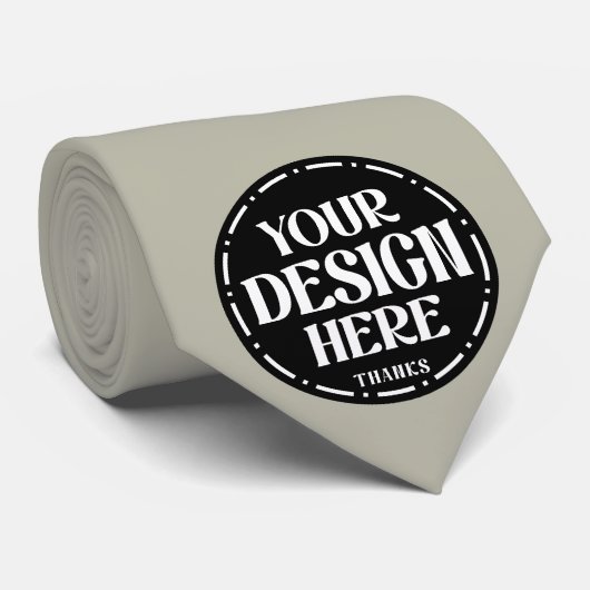 Op maat gemaakte Vaderdag cadeau Design Stropdas (Opgerold)