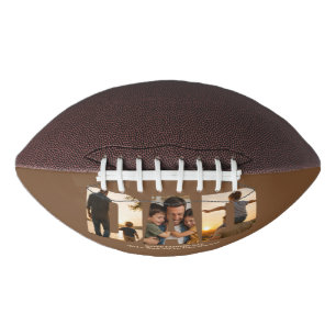 Op maat gemaakte Vaderdag-fotocollagekaart American Football