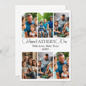 Op maat gemaakte Vaderdag-fotocollagekaart Kaart (Voorkant / Achterkant)