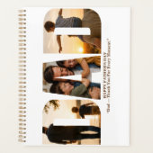 Op maat gemaakte Vaderdag-fotocollagekaart Planner (Voorkant)