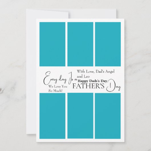 Op maat gemaakte Vaderdag fotokaart Kaart (Voorkant)