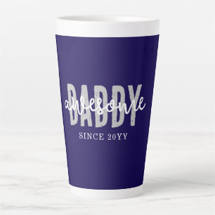 Op maat gemaakte vadersettingsjaar cadeau koffiemo latte mok