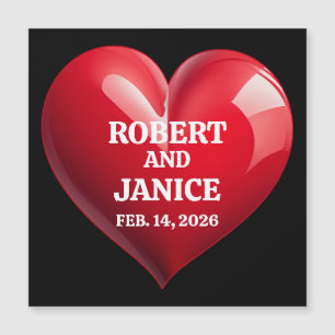 Op maat gemaakte valentijnsdag gepersonaliseerd ha